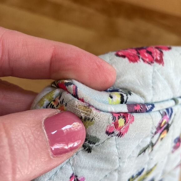 Vera Bradley Blue Floral Water Bouquet Crossbody Purse - Picture 11 of 11